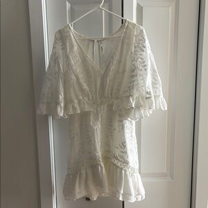Elegant White Lace Dress